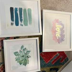 Set of 3 wall pictures